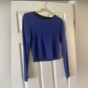 Women’s Large Forever 21 Dark Blue Long Sleeve Top